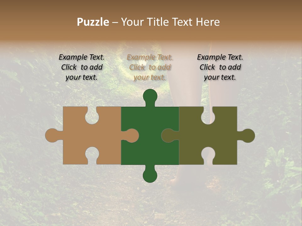 Miracle Footpath Enchanted PowerPoint Template