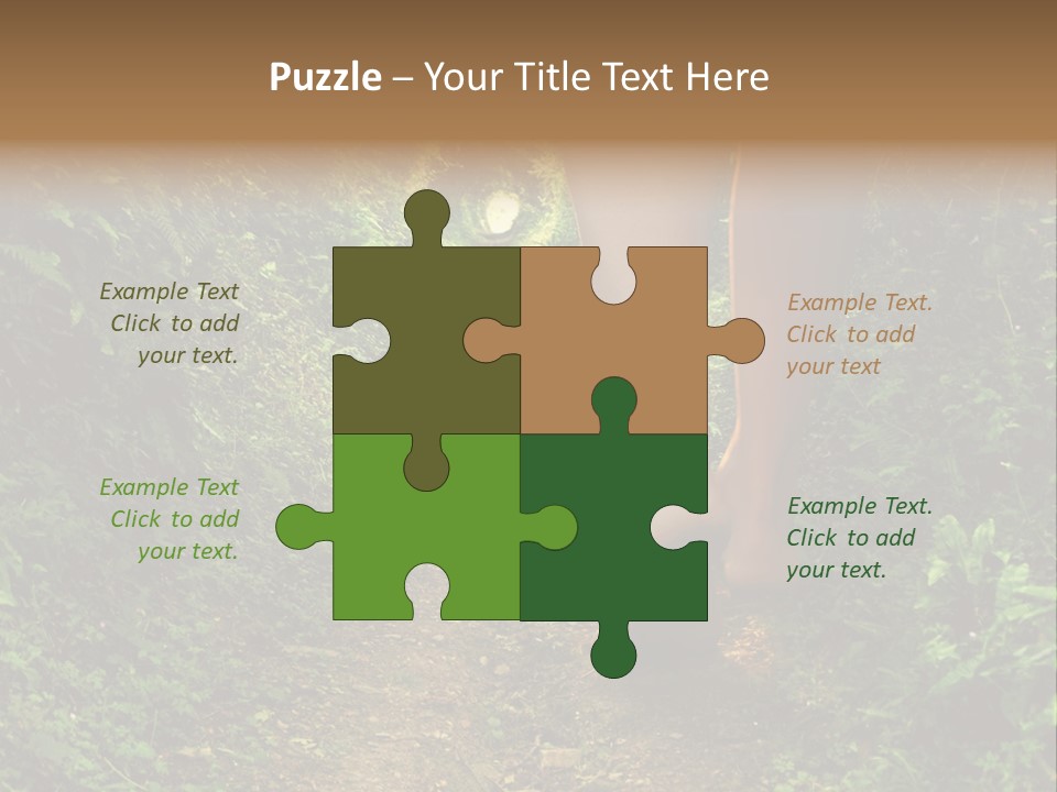 Miracle Footpath Enchanted PowerPoint Template