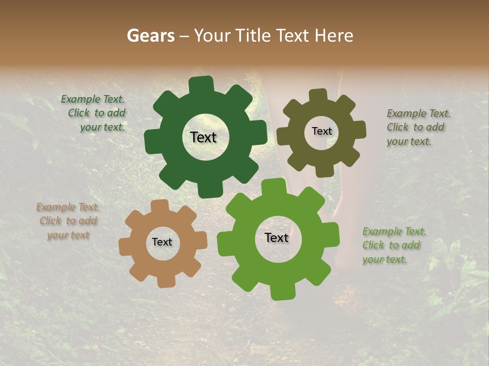 Miracle Footpath Enchanted PowerPoint Template