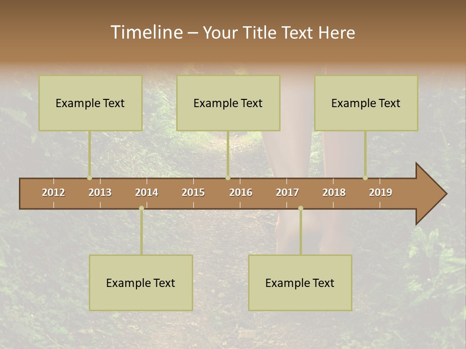 Miracle Footpath Enchanted PowerPoint Template