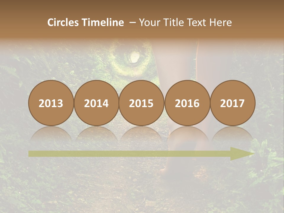 Miracle Footpath Enchanted PowerPoint Template