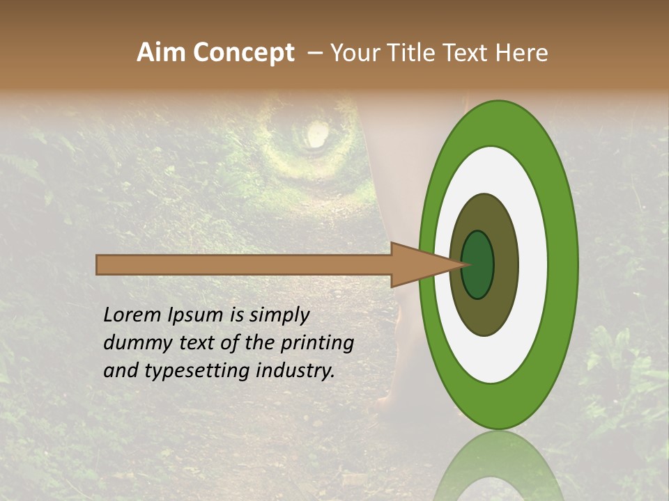 Miracle Footpath Enchanted PowerPoint Template