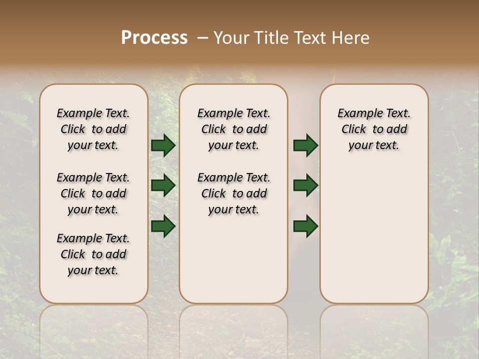 Miracle Footpath Enchanted PowerPoint Template