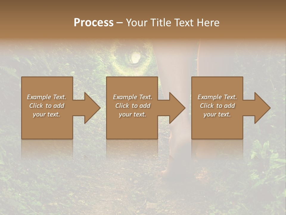 Miracle Footpath Enchanted PowerPoint Template