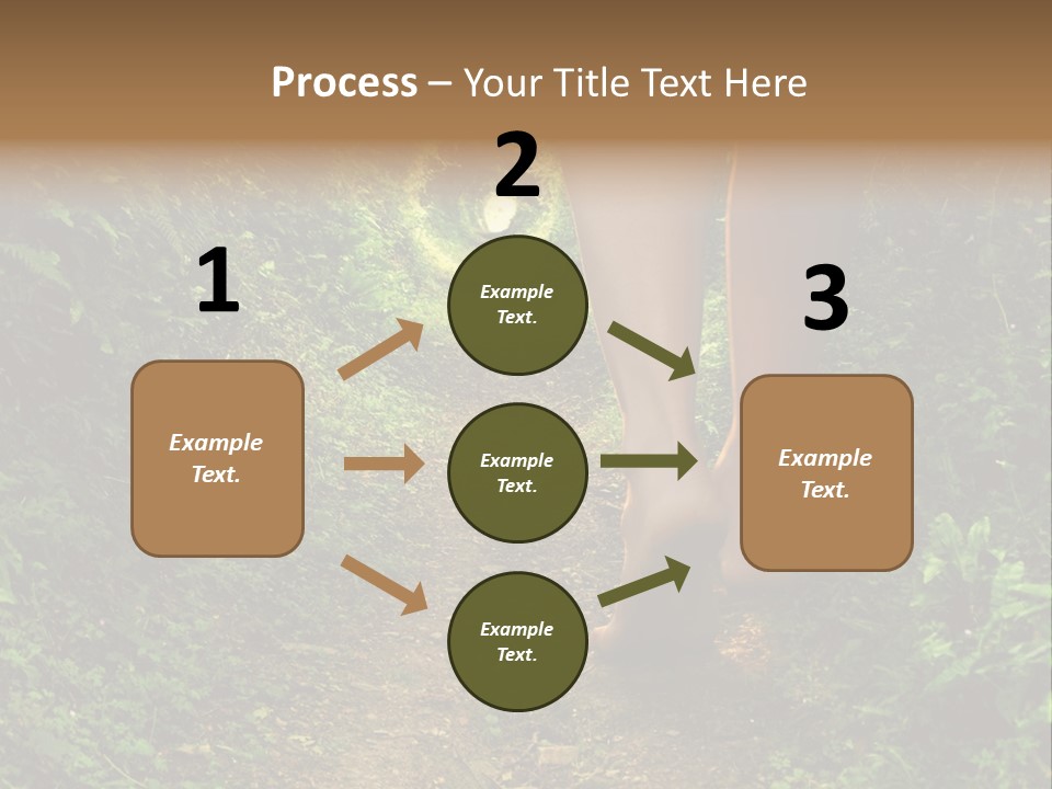Miracle Footpath Enchanted PowerPoint Template