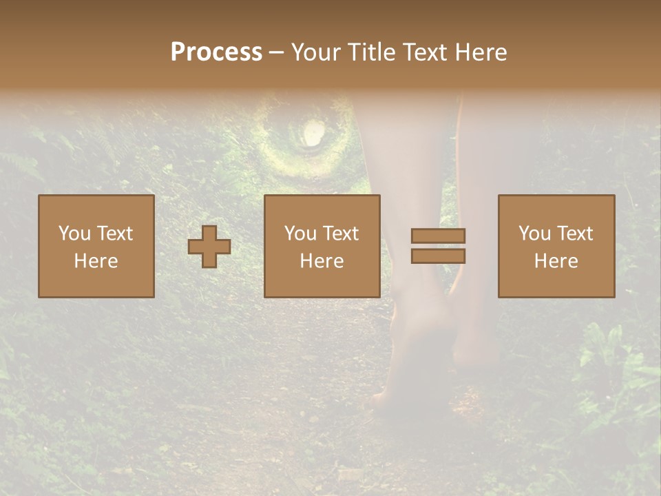 Miracle Footpath Enchanted PowerPoint Template