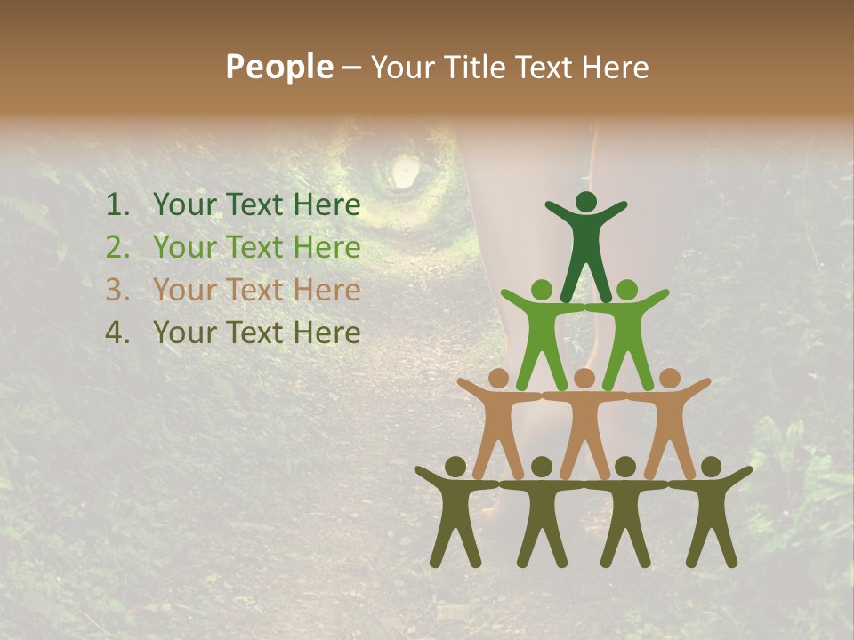 Miracle Footpath Enchanted PowerPoint Template