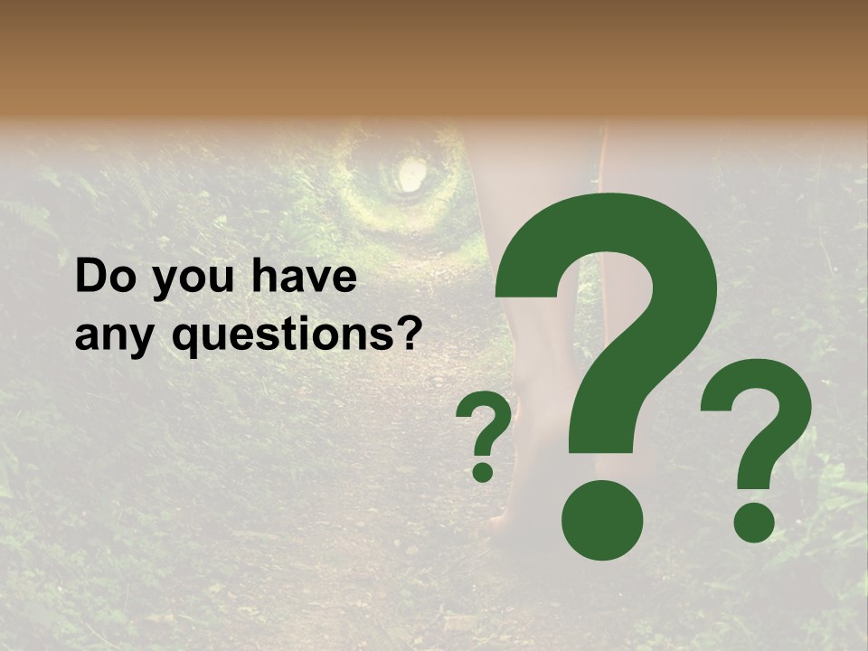 Miracle Footpath Enchanted PowerPoint Template