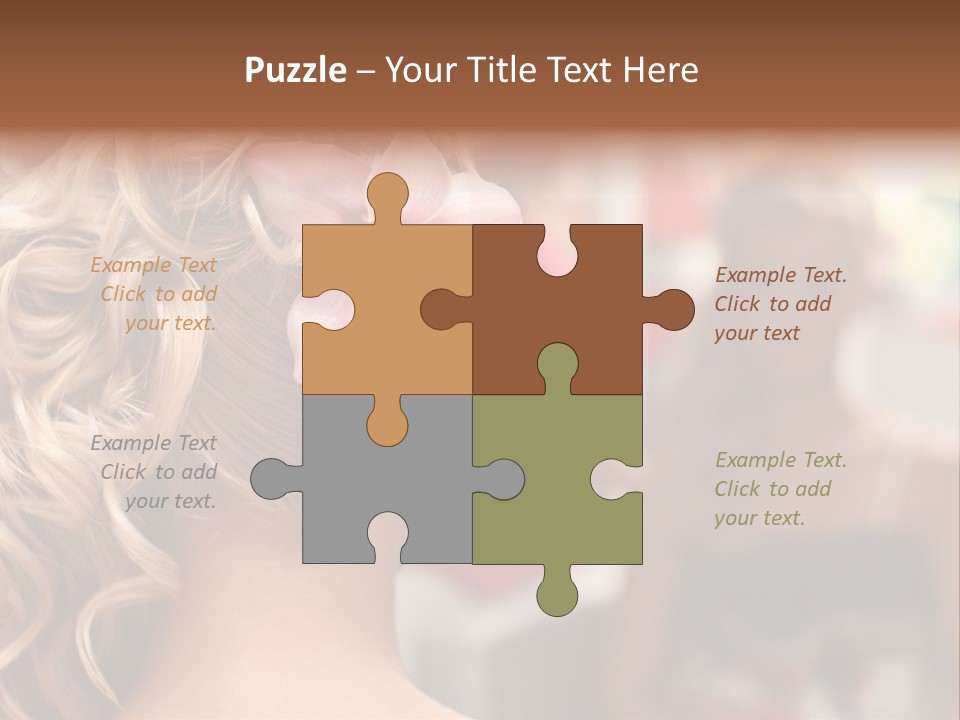 Skin Stylish Female PowerPoint Template