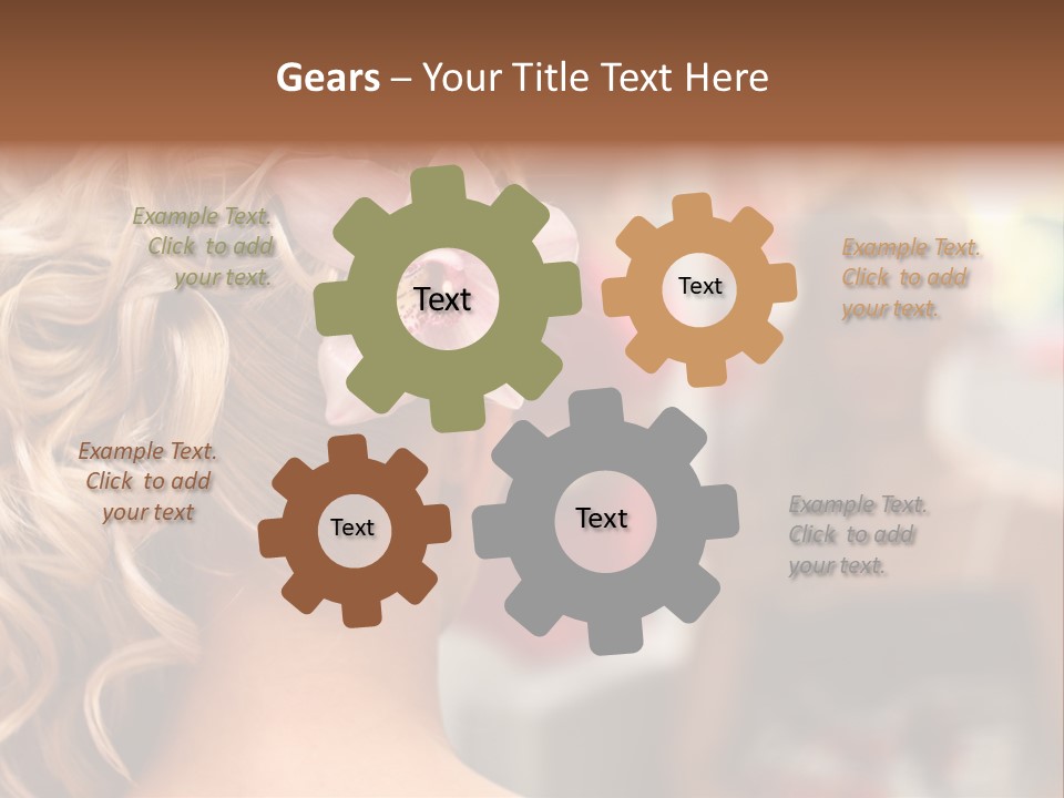 Skin Stylish Female PowerPoint Template