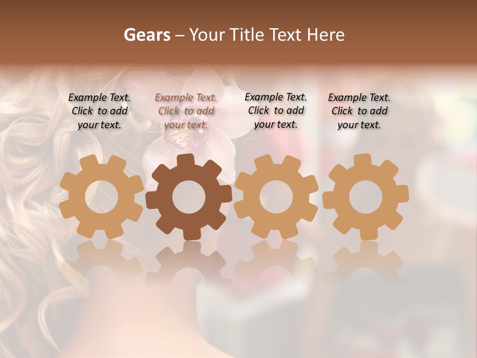 Skin Stylish Female PowerPoint Template