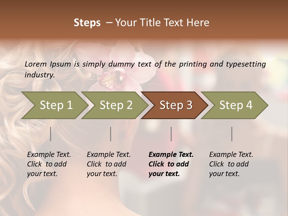 Skin Stylish Female PowerPoint Template