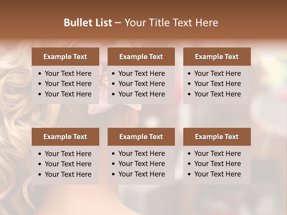 Skin Stylish Female PowerPoint Template