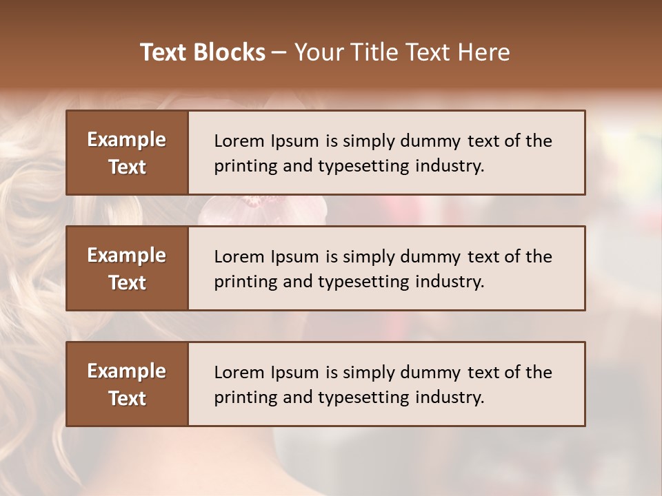 Skin Stylish Female PowerPoint Template