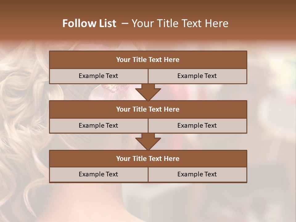 Skin Stylish Female PowerPoint Template