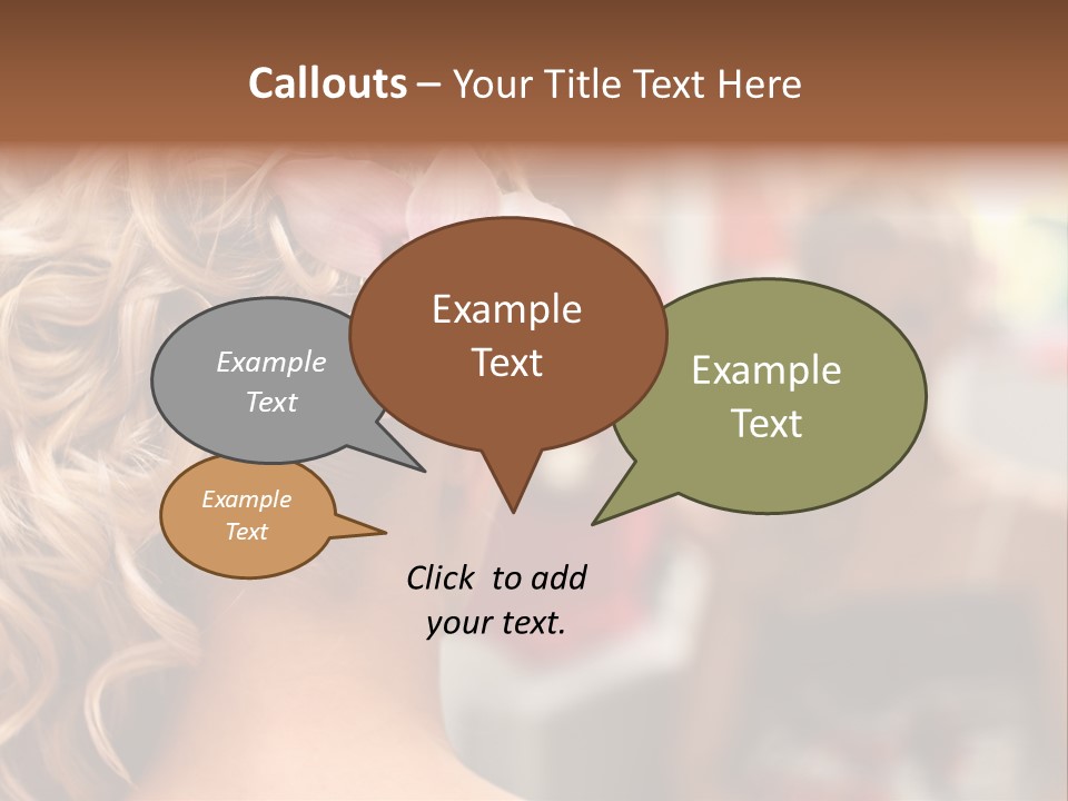 Skin Stylish Female PowerPoint Template