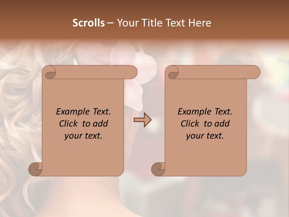 Skin Stylish Female PowerPoint Template