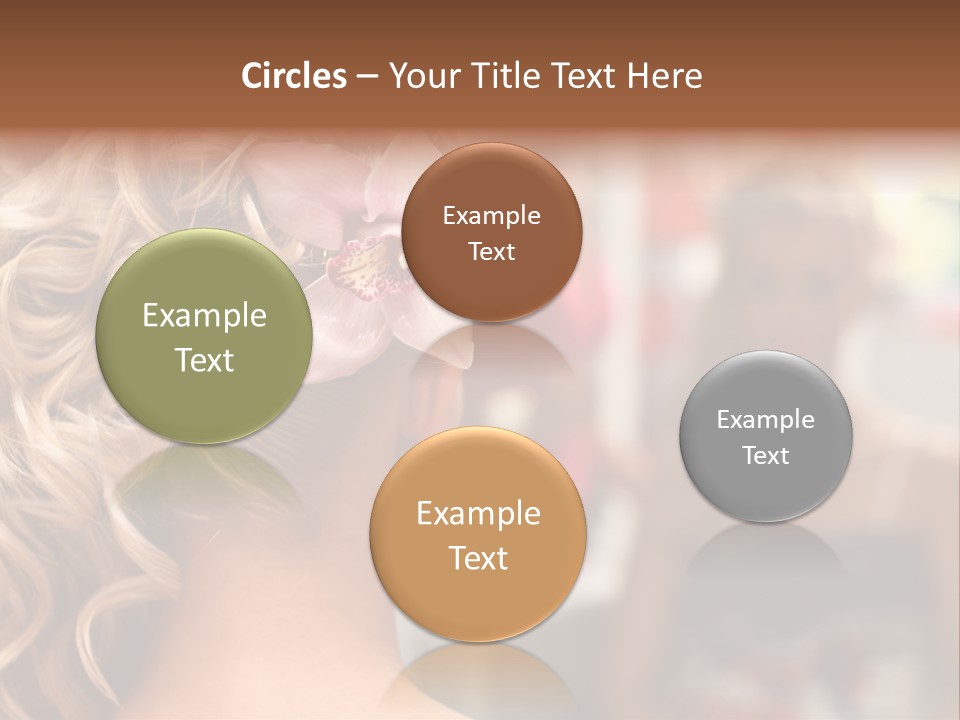 Skin Stylish Female PowerPoint Template