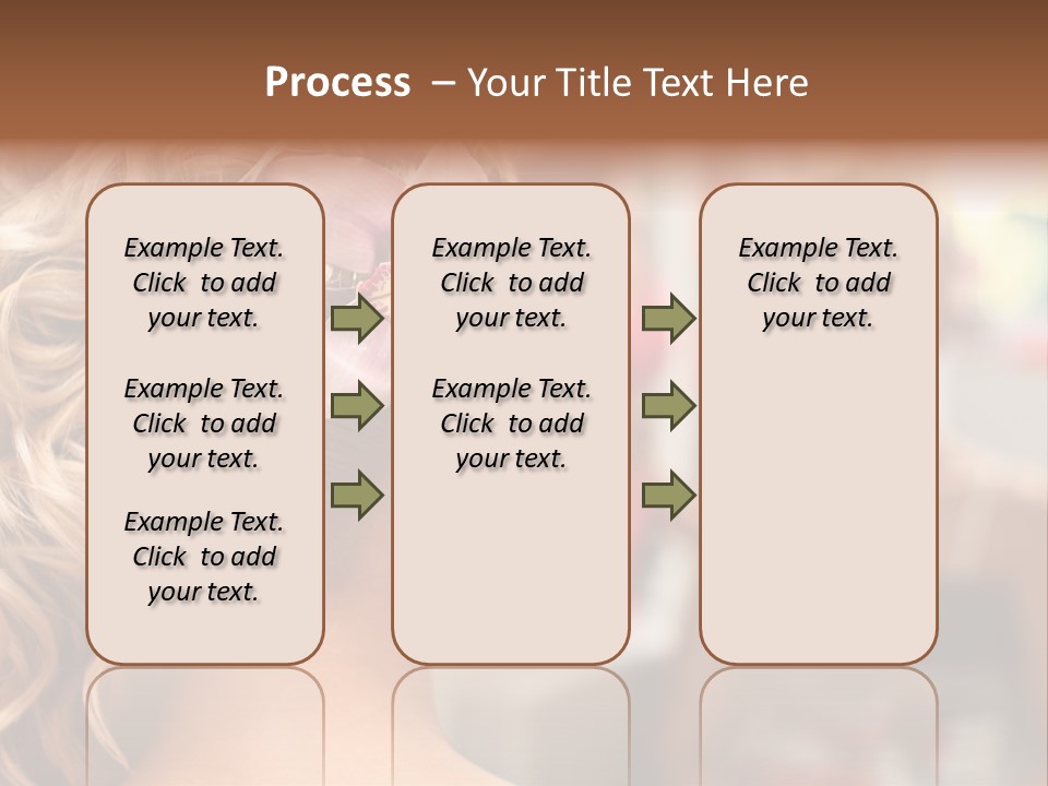 Skin Stylish Female PowerPoint Template