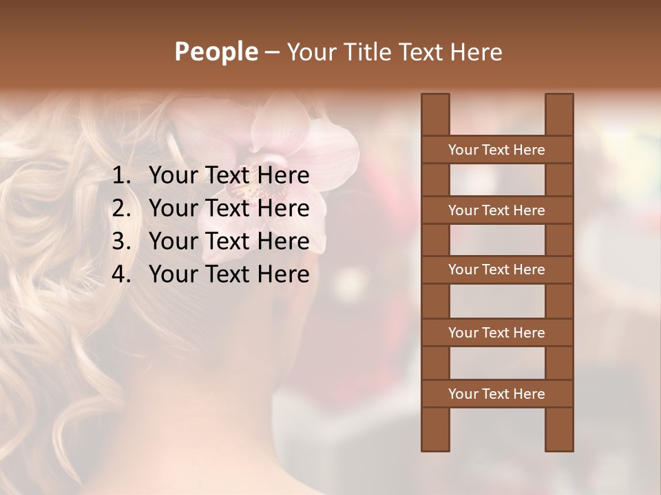 Skin Stylish Female PowerPoint Template