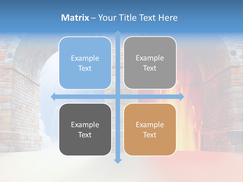Way To Success Religion Christ PowerPoint Template