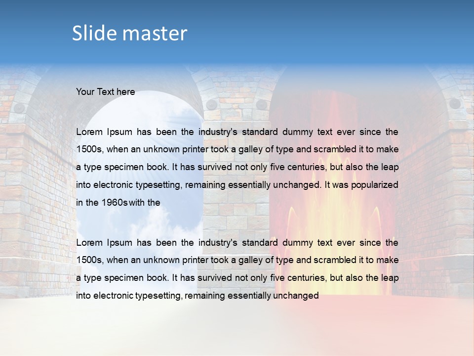 Way To Success Religion Christ PowerPoint Template