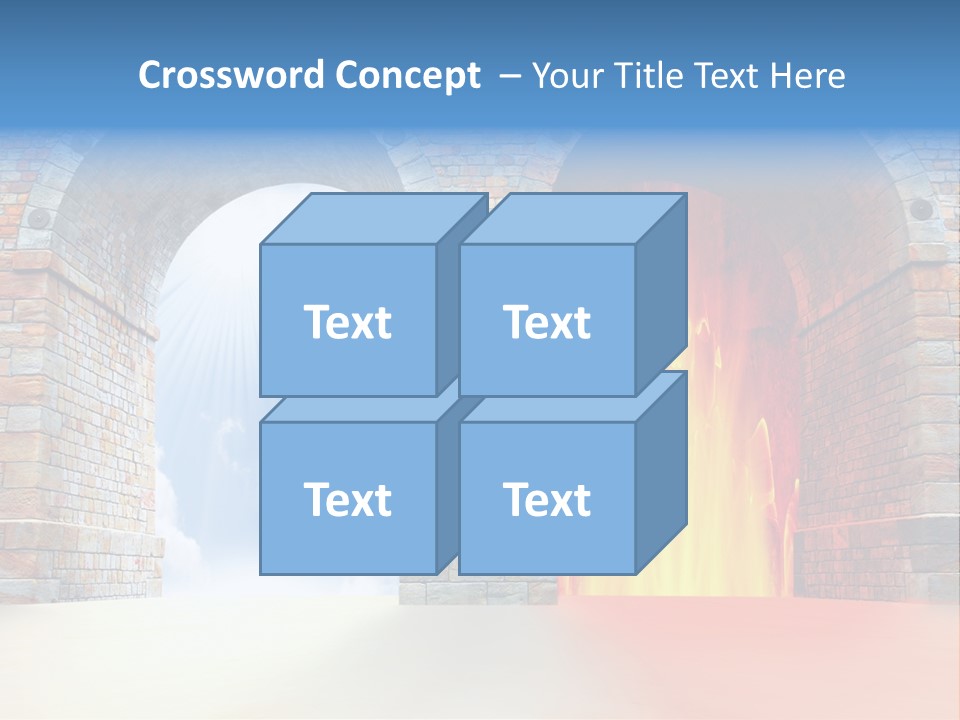 Way To Success Religion Christ PowerPoint Template