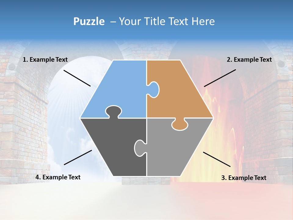 Way To Success Religion Christ PowerPoint Template