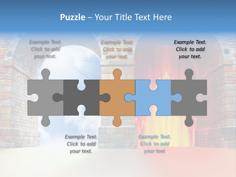 Way To Success Religion Christ PowerPoint Template