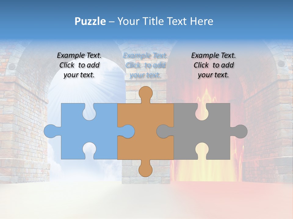 Way To Success Religion Christ PowerPoint Template