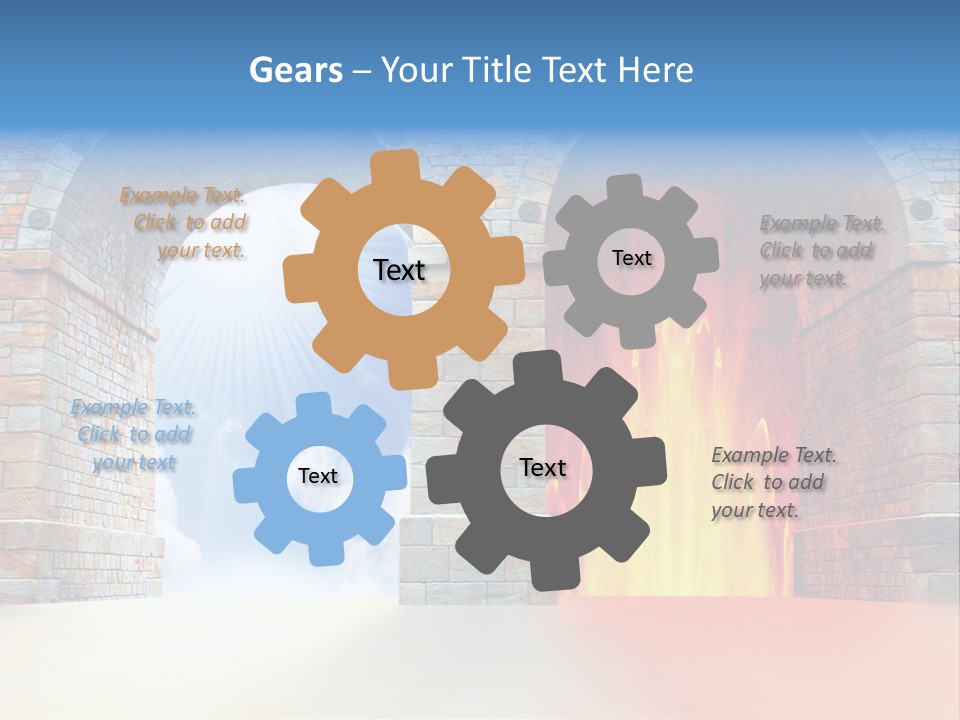 Way To Success Religion Christ PowerPoint Template