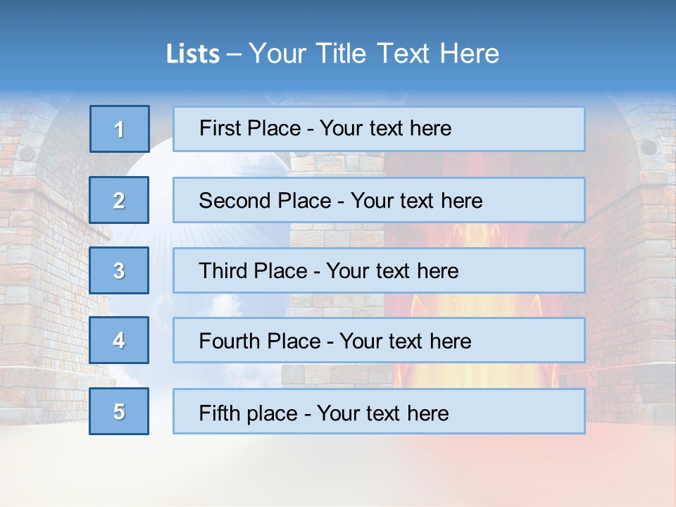 Way To Success Religion Christ PowerPoint Template