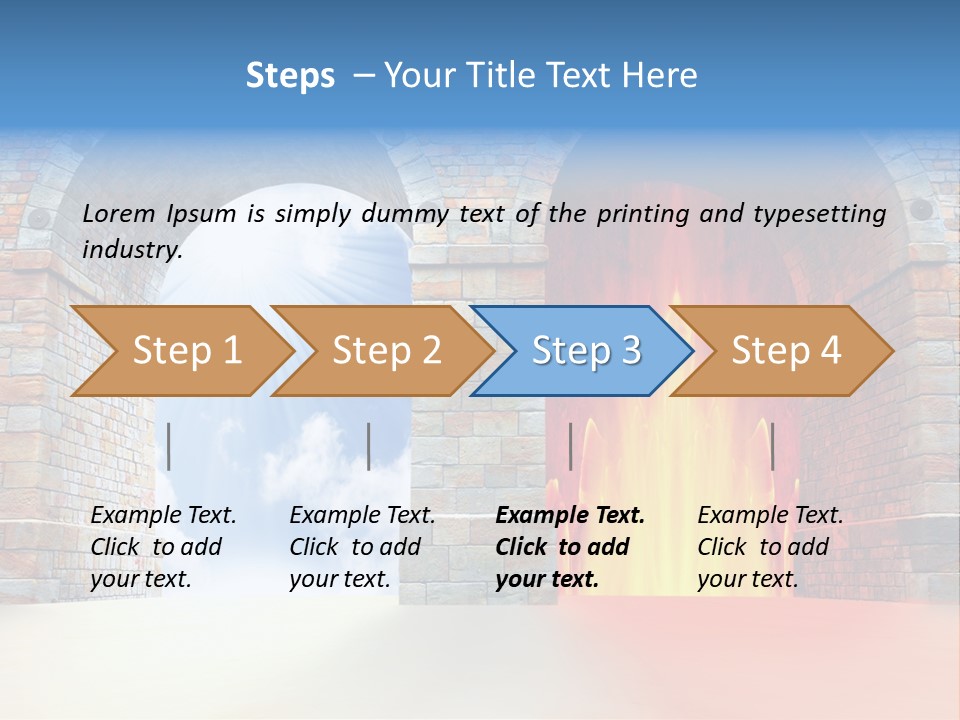 Way To Success Religion Christ PowerPoint Template
