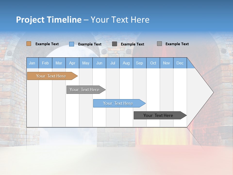 Way To Success Religion Christ PowerPoint Template