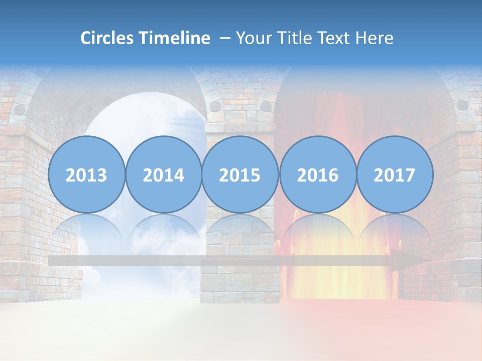 Way To Success Religion Christ PowerPoint Template