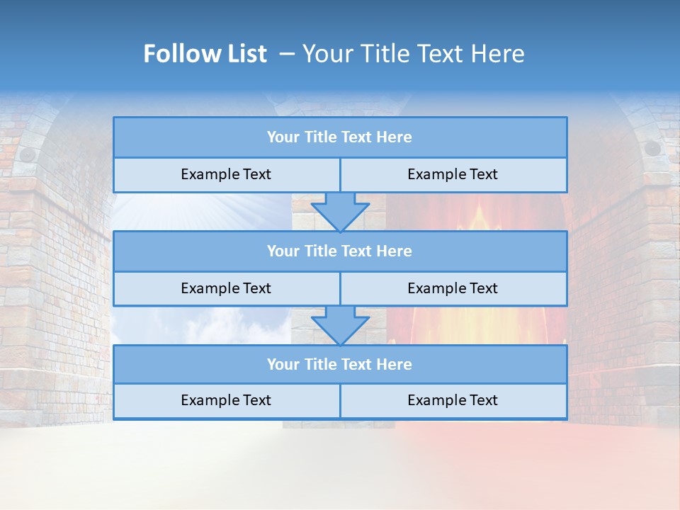 Way To Success Religion Christ PowerPoint Template