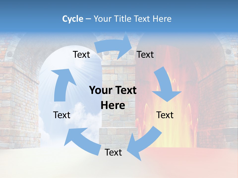 Way To Success Religion Christ PowerPoint Template