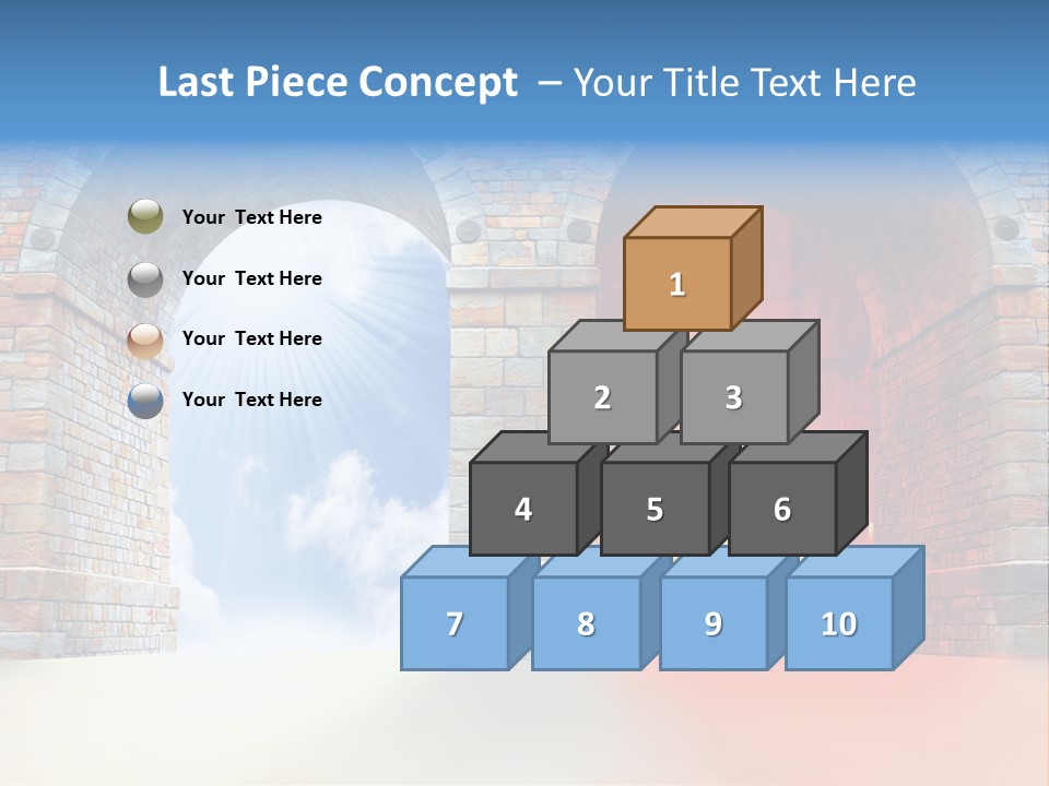 Way To Success Religion Christ PowerPoint Template