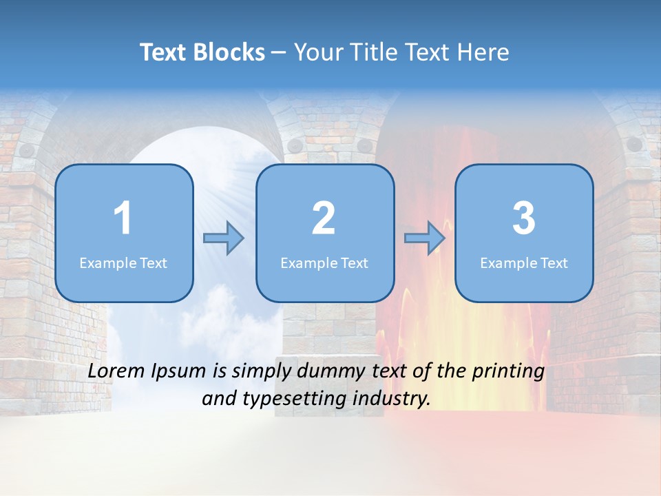 Way To Success Religion Christ PowerPoint Template