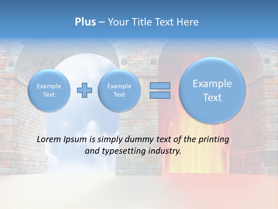 Way To Success Religion Christ PowerPoint Template