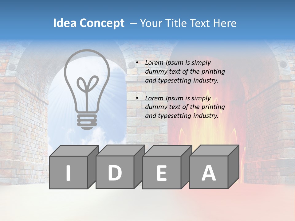 Way To Success Religion Christ PowerPoint Template