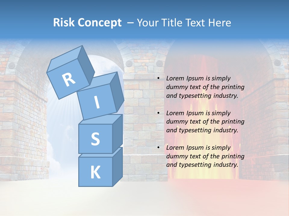 Way To Success Religion Christ PowerPoint Template