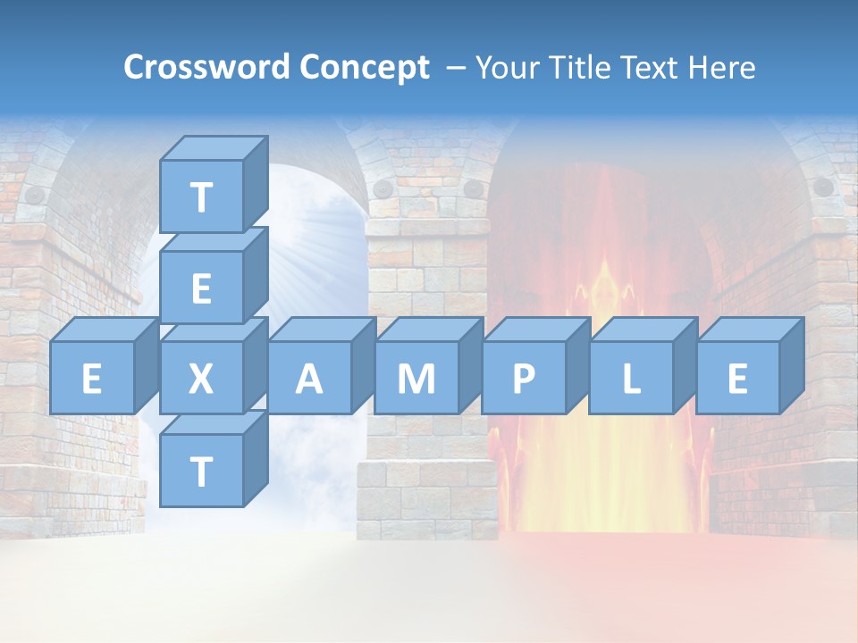 Way To Success Religion Christ PowerPoint Template