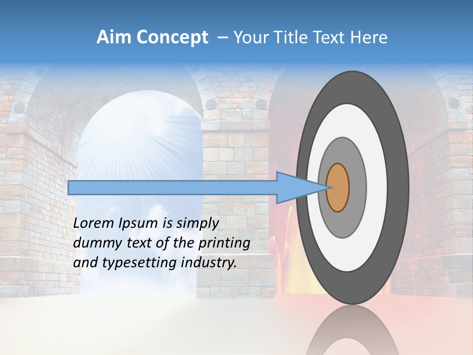 Way To Success Religion Christ PowerPoint Template