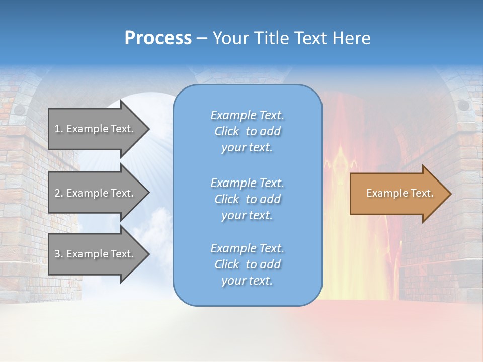 Way To Success Religion Christ PowerPoint Template