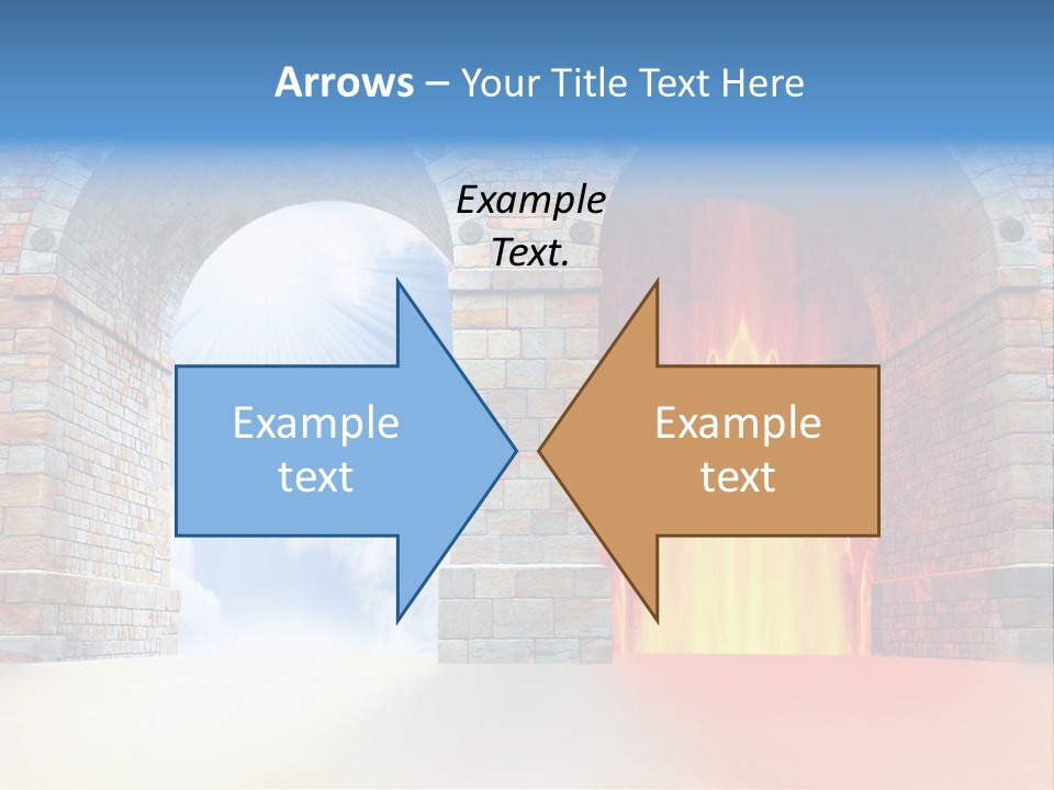 Way To Success Religion Christ PowerPoint Template