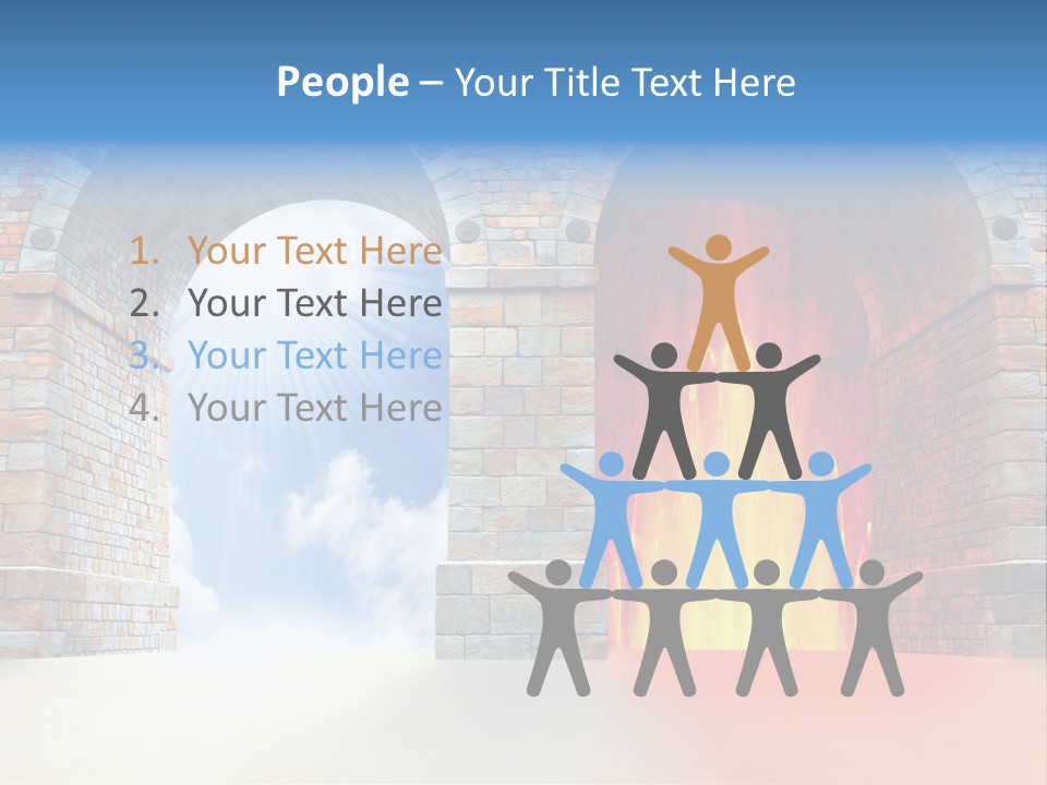 Way To Success Religion Christ PowerPoint Template