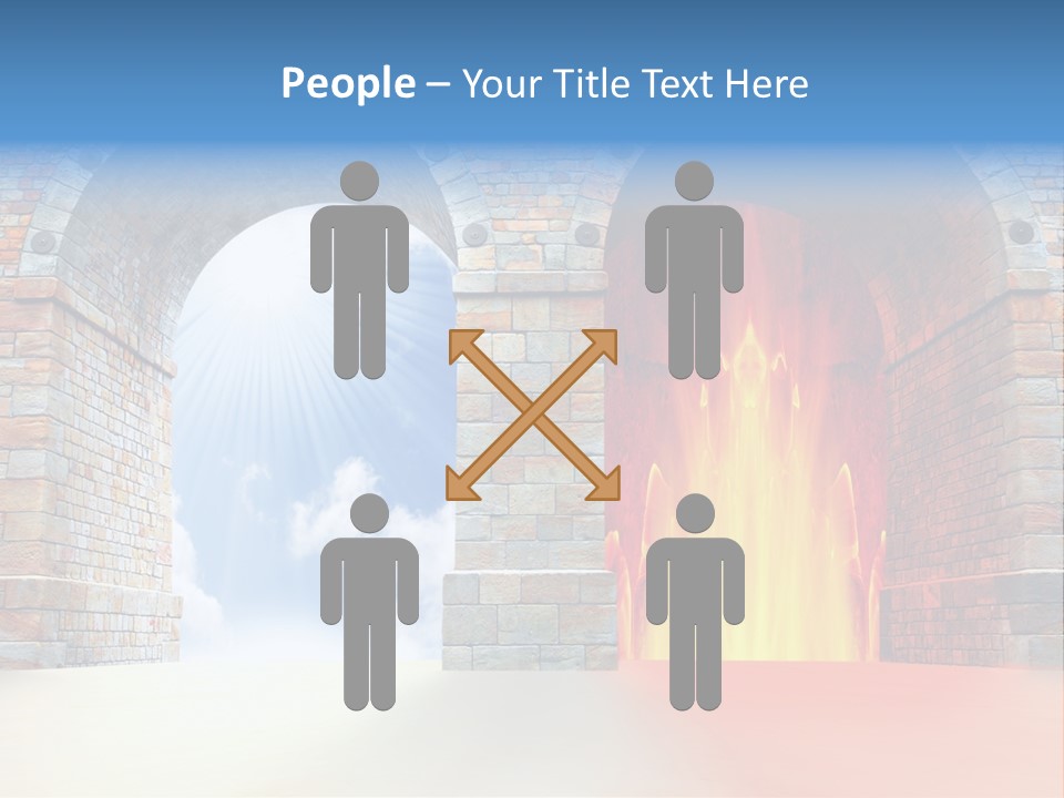 Way To Success Religion Christ PowerPoint Template