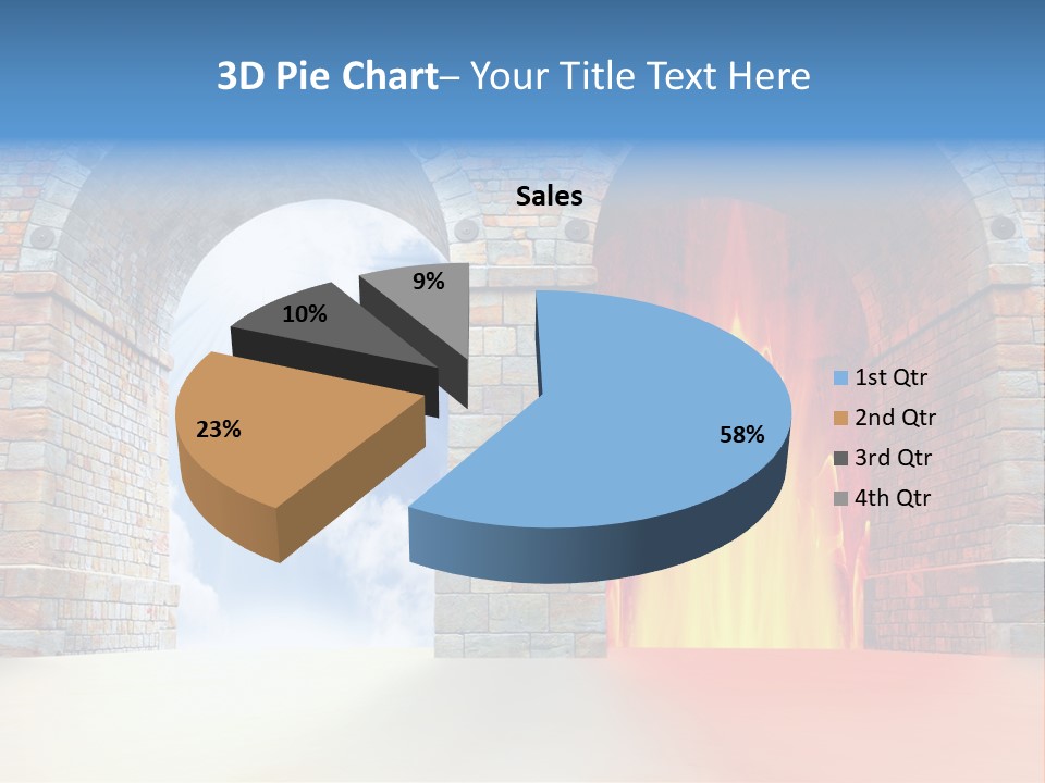 Way To Success Religion Christ PowerPoint Template