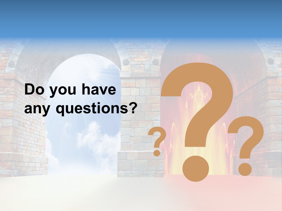 Way To Success Religion Christ PowerPoint Template